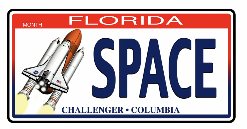 Challenger/Columbia Specialty Plate